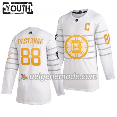 Kinder Boston Bruins Trikot David Pastrnak 88 Weiß Adidas 2020 NHL All-Star Authentic
